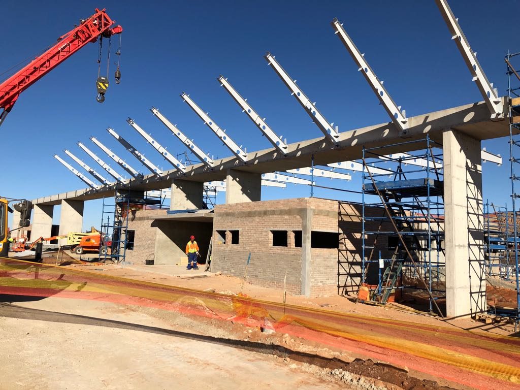 Gamsberg Mine - Entrance Trusses